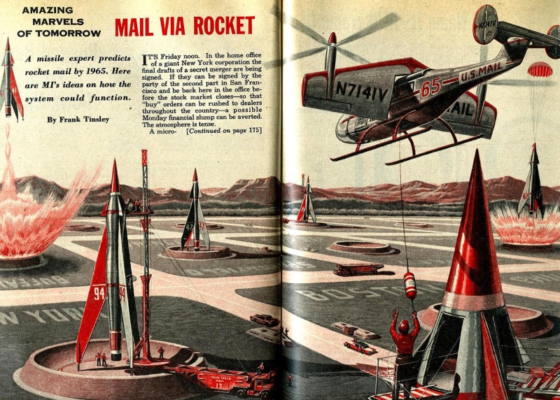 Журнал "Mechanix Illustrated", январь 1957