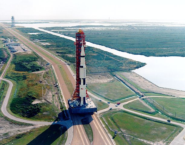 Вывоз на старт "Аполлона-8", октябрь 1968