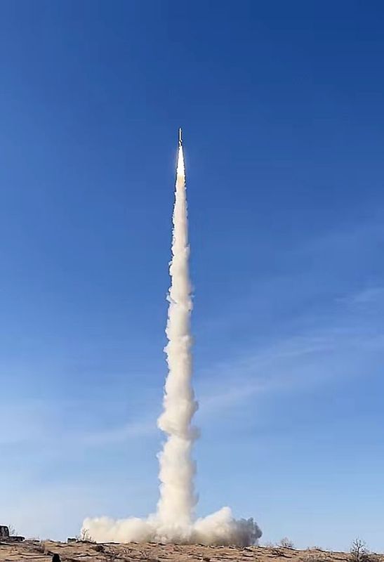 Пуск ракеты HY-1A 17 декабря 2021 г.