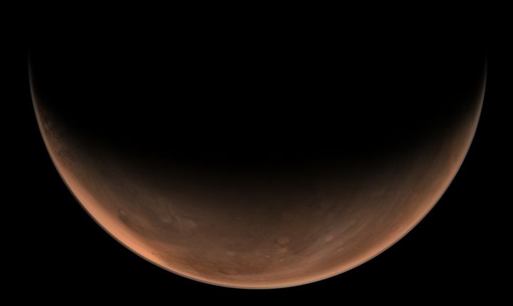 Снимок Марса, сделанный 16 марта 2021 г. с расстояния около 11000 км