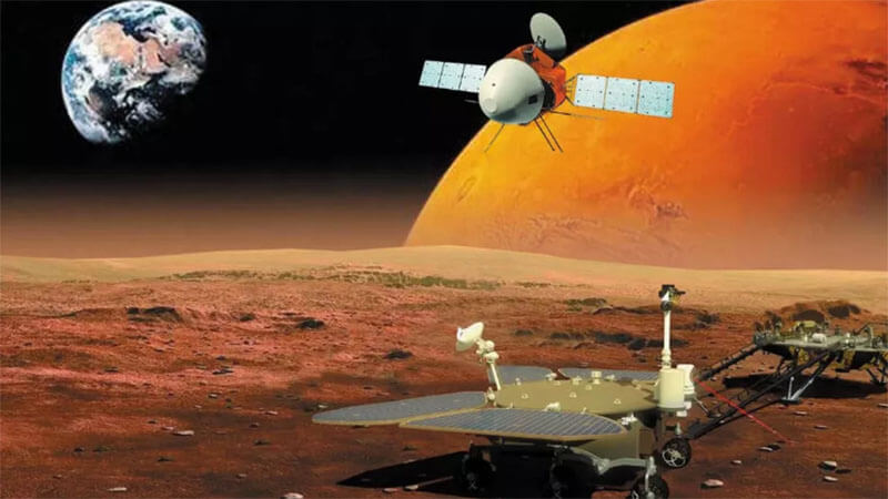 Орбитальный и посадочный аппараты и марсоход миссии «Тяньвэнь-1».jpg