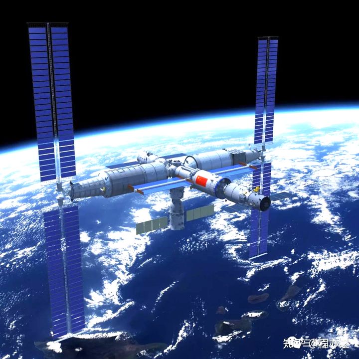 Общий вид Китайской космической станции