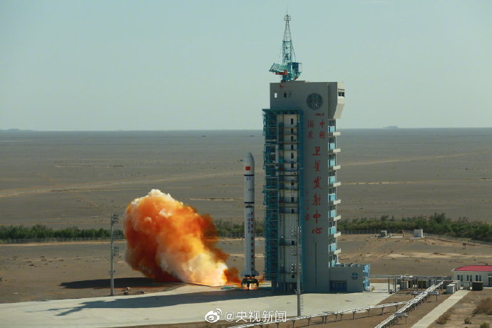 Старт РН CZ-2D с космодрома Цзюцюань 23 августа 2020 г.
