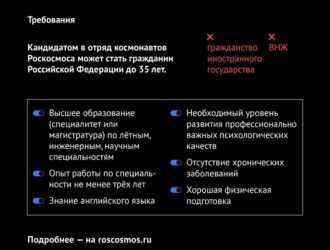 Стать космонавтом