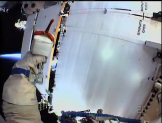 Российский выход в открытый космос завершён