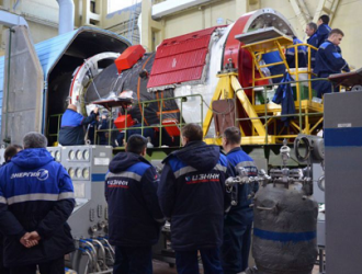 Грузовой корабль «Прогресс МС-26» на заправочной станции