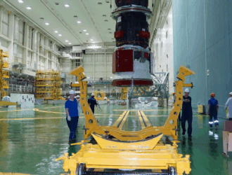 Испытания грузового корабля «Прогресс МС-31» в безэховой камере
