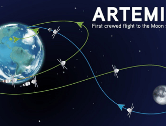 Экипаж корабля Orion совершил облёт Луны