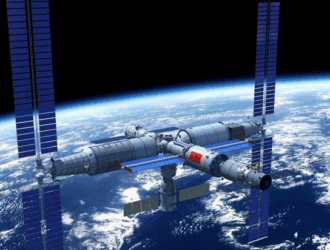 Корабль “Шэньчжоу-23” состыковался со станцией “Тяньгун”