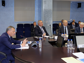 Юрий Борисов и Дмитрий Рогозин посетили РКЦ «Прогресс»