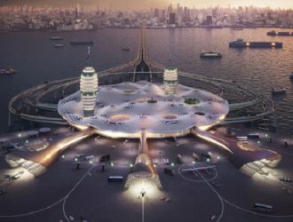 Япония показала космопорт в Токийском заливе