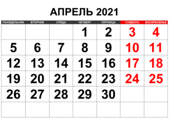 Космическая статистика: итоги апреля 2021 года
