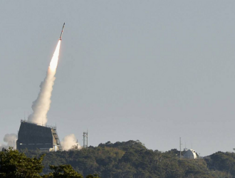 Пуск геофизической ракеты в Японии