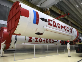 На космодром Байконур доставлена ракета-носитель «Протон-М»