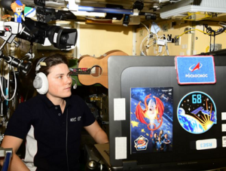 Космонавты на МКС снимают Землю с использованием системы координатной привязки