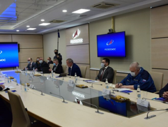 Рабочая встреча Дмитрия Рогозина с Михаилом Мясниковичем