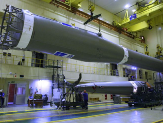 На Байконуре собрали «пакет» ракеты «Союз-2.1а» для запуска корабля «Прогресс МС-20»