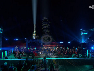 Юбилей полета человека в космос. Концерт на космодроме Байконур