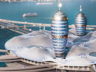 Проект транспортного хаба для полетов в Космос от Noiz Architects