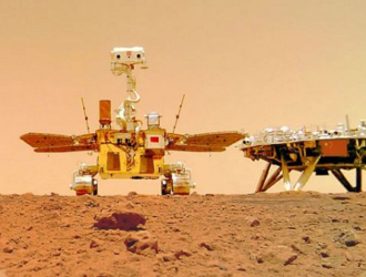 Китайский марсоход проехал по поверхности Марса более километра