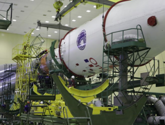 Ракета «Союз-2.1б» готова к вывозу на стартовый комплекс