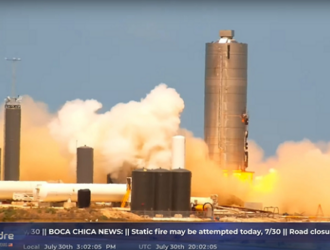 Огневое испытание Starship SN5 состоялось