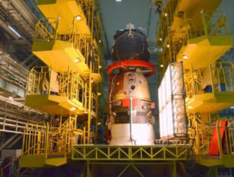 Проверка солнечных батарей корабля «Союз МС-19»