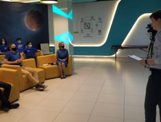 Состоялся проектный урок «Рой наноспутников (2 этап)»