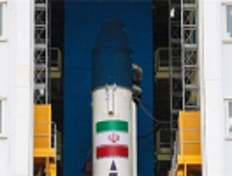 Иранская ракета-носитель Simourgh установлена на стартовой площадке