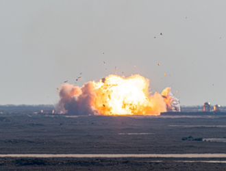 Прототип Starship SN9 разбился при посадке