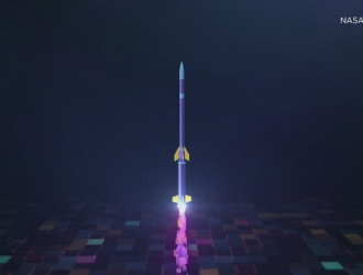 Запуск геофизической ракеты в США