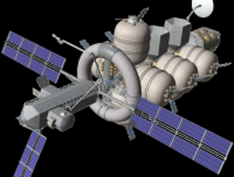 В МАИ предложили создать космический корабль в виде 100-метрового вращающегося бублика