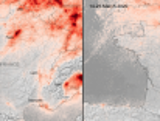 Спутник показал, как коронавирус очистил небо над Европой