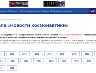 Завершена публикация архива журнала “Новости космонавтики”