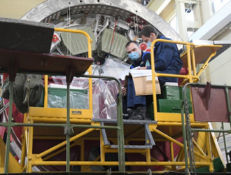 Корабль «Союз МС-19» на заправочной станции