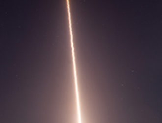 Пуск геофизической ракеты в Норвегия