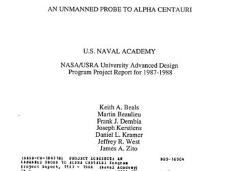 PROJECT LONGSHOT AN UNMANNED PROBE TO ALPHA CENTAURI