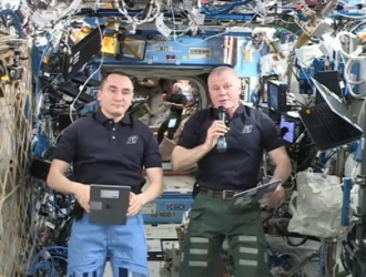 Состоялся космический урок «Микробиология и теплица за бортом»