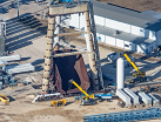 Компания SpaceX ведет реконструкцию испытательного стенда в Техасе