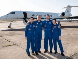 Экипаж миссии Crew-4 прибыл в Космический центр им. Кеннеди