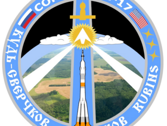 Экипаж корабля «Союз МС-17» представил свою эмблему