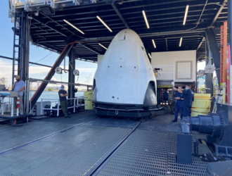 Тренировки в рамках подготовки к миссии Crew-1