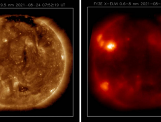 Китайский метеорологический спутник «Фэнъюнь-3E» передал на Землю высокоточные изображения Солнца