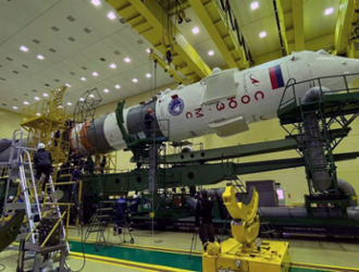 На Байконуре завершилась сборка ракеты «Союз-2.1а» для запуска корабля с киноэкипажем