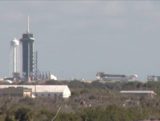 РН Falcon-9 вывезена на старт