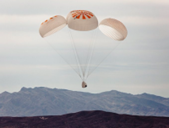 Очередные испытания парашютов для Crew Dragon