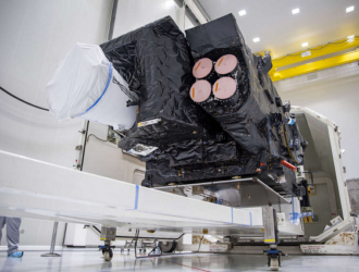 Новый европейский метеорологический спутник прибыл на космодром во Французской Гвиане