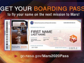 NASA завершило сбор имен для отправки на Марс