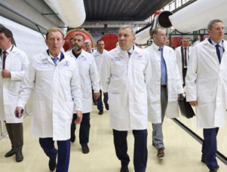 Глава Госкорпорации «Роскосмос» Юрий Борисов посетил с рабочим визитом Центр Хруничева