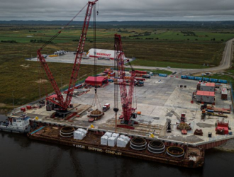 Пусковой стол для «Ангары» прибывает на космодром Восточный